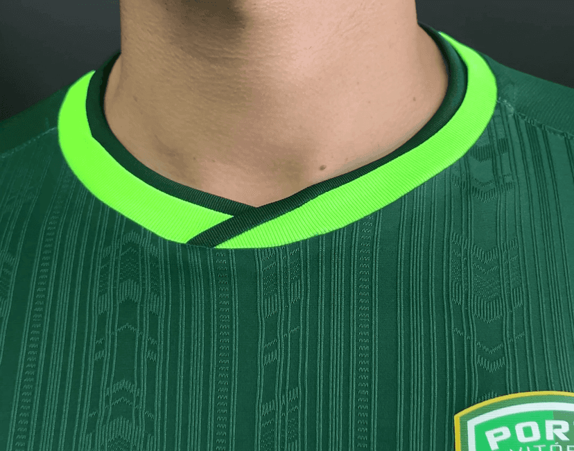 Gola RT Dupla - Acabamento Premium Gola RT dupla premium para uniforme esportivo - design profissional Icone Sports